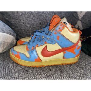 Nike Dunk High 1985 SP Orange Acid Wash 2022 Mens Size 11